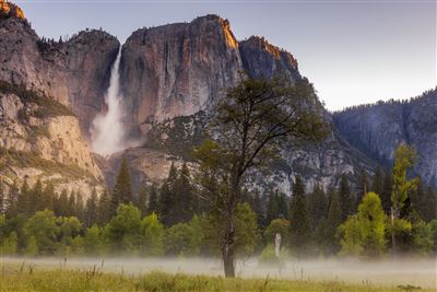 Yosemite Wasserfälle; Bridalveil Fall